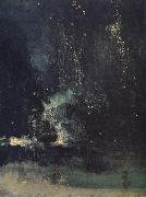 James Abbott McNeil Whistler, Nocturne in Black and Gold,The Falling Rocket